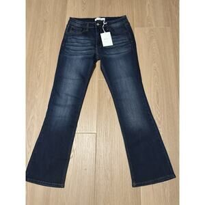 NEW KanCan Jeans Womens 30 Bootcut Stretch Denim Mid Rise Dark Wash